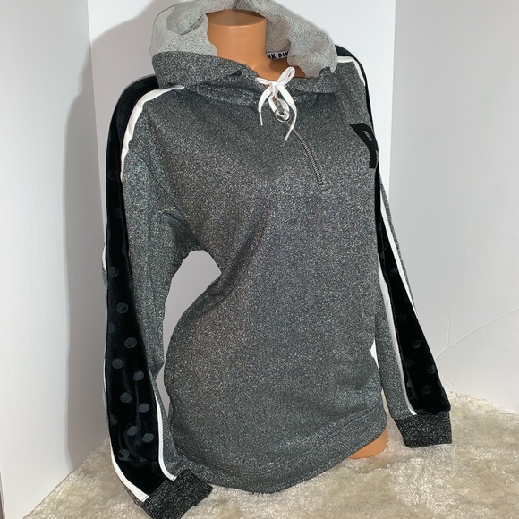 Victoria’s Secret shimmer hoodie LARGE - Picture 3 of 7